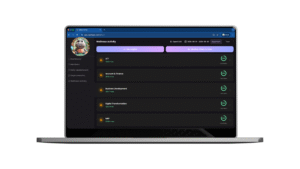 ERGO HIPPO Dashboard for health and well-being-Team Engagement-Activity by Department
